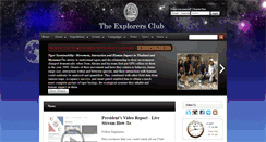 Desktop Screenshot of explorersclub.org